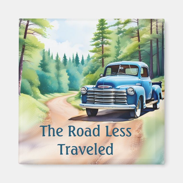 Íman Magnet - A Estrada Menos Viajada (Frente)