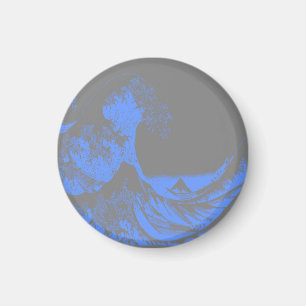 Íman Magnet A Excelente Wave Blue & Cinza
