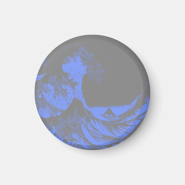 Íman Magnet A Excelente Wave Blue & Cinza (Frente)