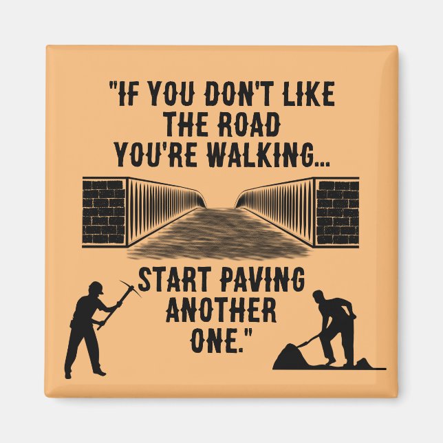 Íman Magnet "A New Road" (Frente)