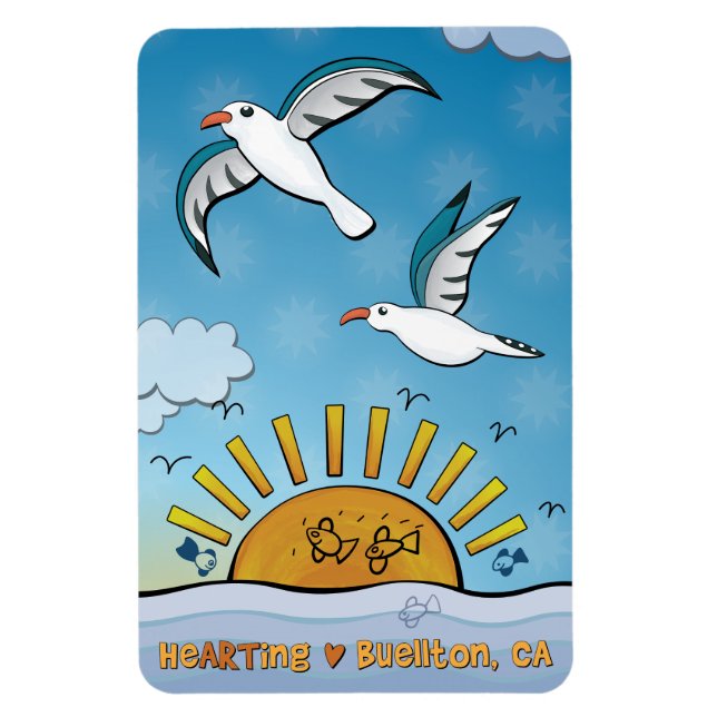 Íman Magnet - Acima do Mar (Vertical)