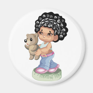 Íman Magnet Afro-Americano