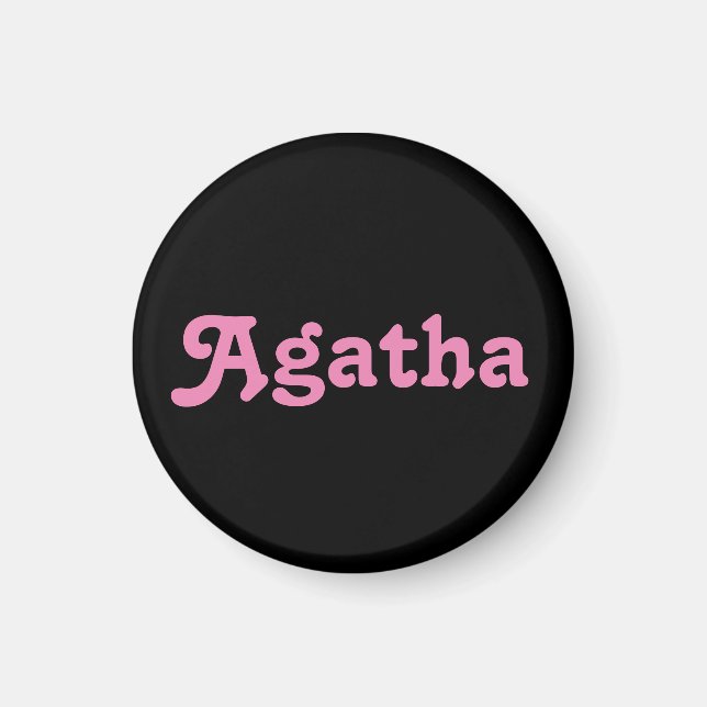 Íman Magnet Agatha (Frente)