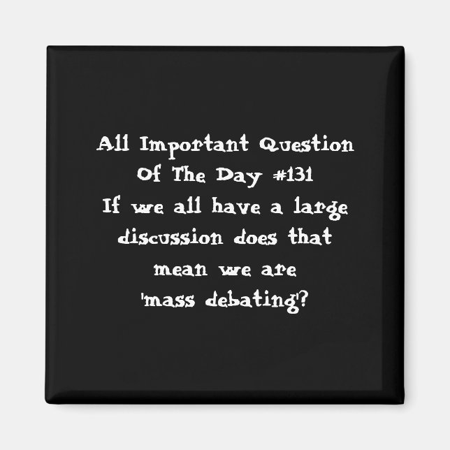 Íman Magnet AIQOTD - #131 (Frente)