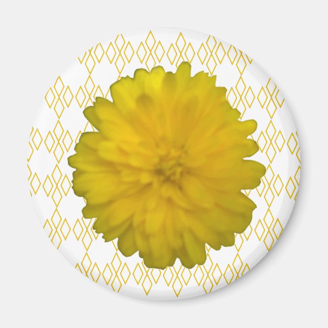 Íman Magnet Amarelo Marigold (Frente)