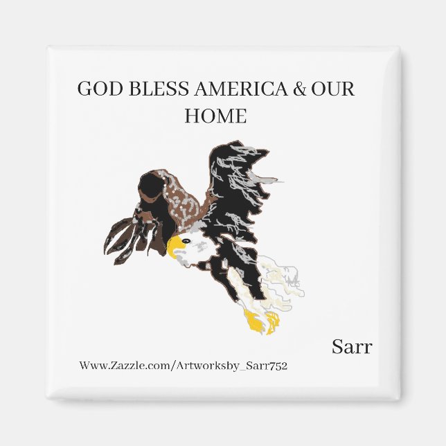 Íman Magnet: AMERICANO BALD EAGLE (Frente)