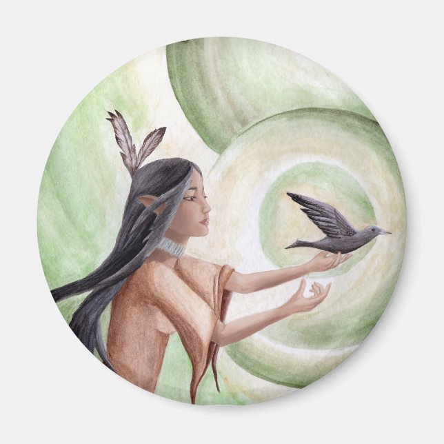 Íman Magnet Americano Nativo (Frente)