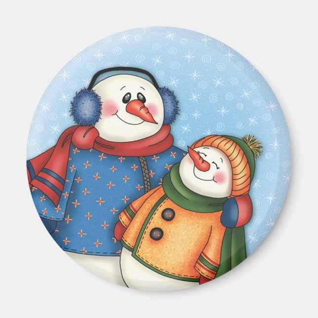 Íman Magnet "Amigos da Neve" (Frente)
