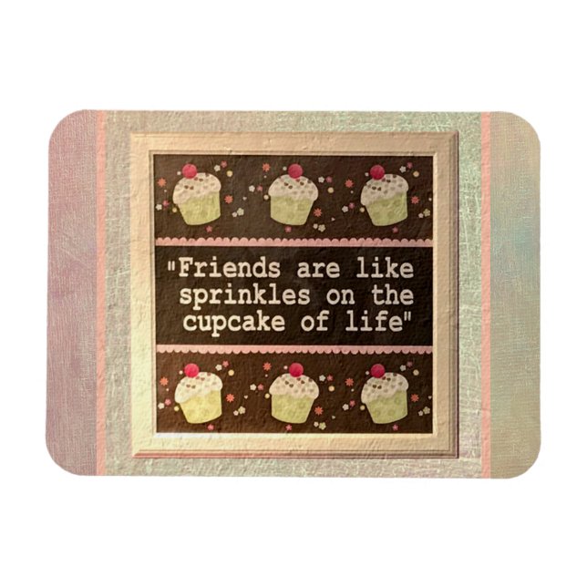 Íman Magnet — AMIGOS ENRIQUECEM NOSSAS VIDAS (Horizontal)