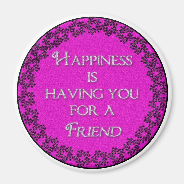 Íman Magnet - Amizade (Frente)