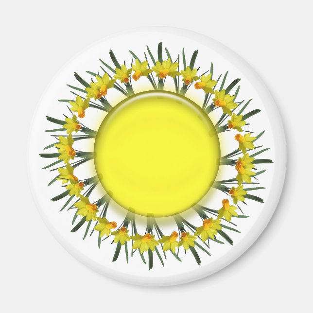 Íman Magnet - Anel Daffodil (Frente)
