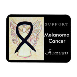 Íman Magnet Anjo de Sensibilização do Cancer Melanoma