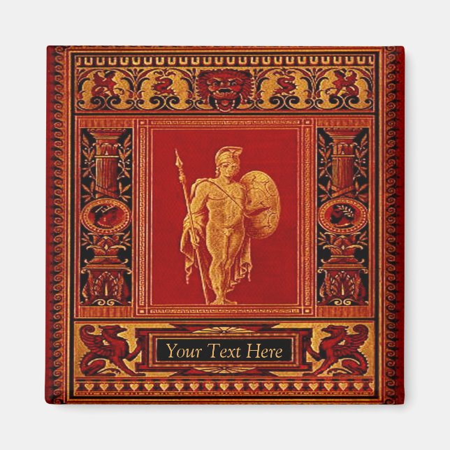 Íman Magnet antigo do Soldier Romano (Frente)