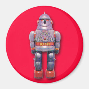Íman Magnet Arredondado De Toy Robot Japonês