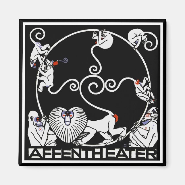 Íman Magnet: Art Nouveau - Cabaret Fledermaus (Frente)