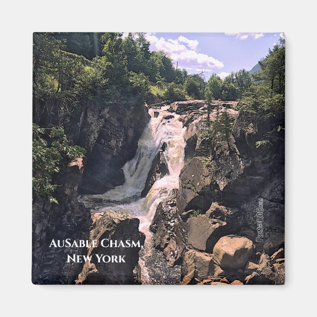 Íman Magnet - AuSable Chasm NY (Frente)