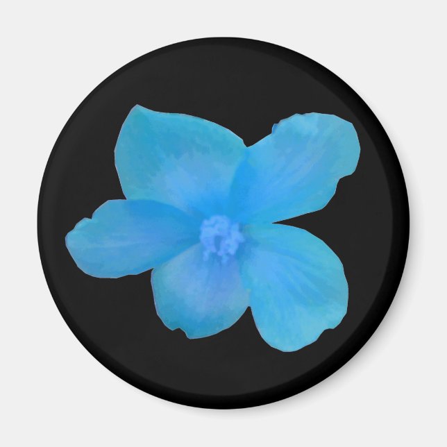 Íman Magnet Azul Begonia (Frente)