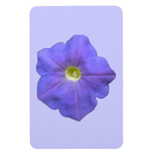 Íman Magnet Azul Petunia Premium (Vertical)