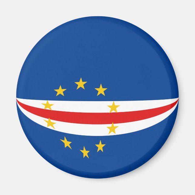 Íman Magnet - Bandeira de Pesca Cabo Verde (Frente)