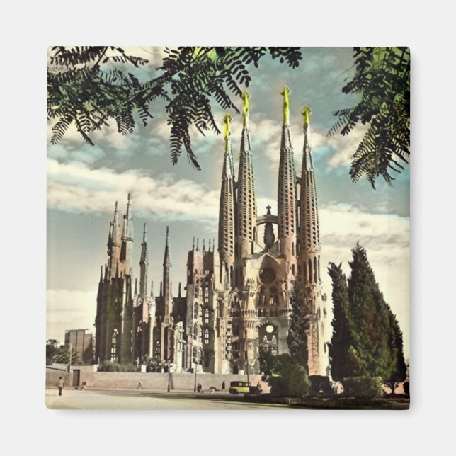 Íman Magnet - Barcelona, Sagrada Família (Frente)