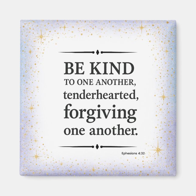 Íman Magnet "Be Kind" Bible Verse (Frente)
