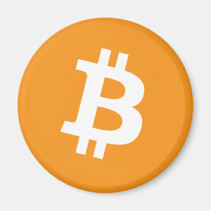 Íman Magnet Bitcoin Orange Cryptocurrency