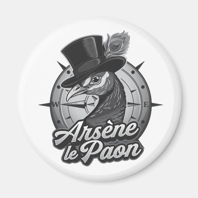 Íman Magnet "Black & White" (Frente)