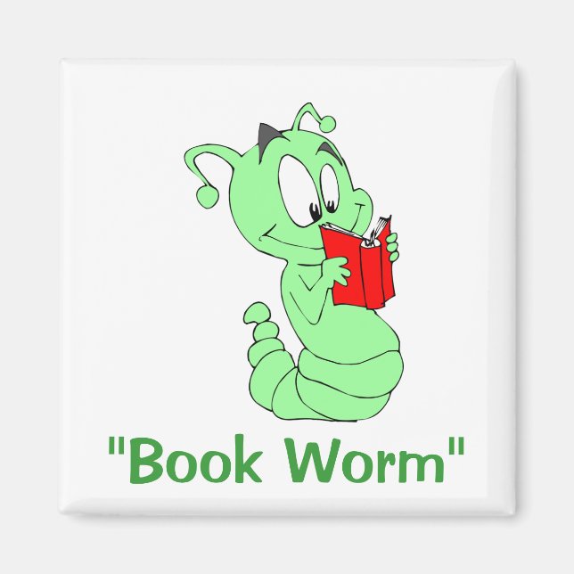 Íman Magnet "Book Worm" (Frente)