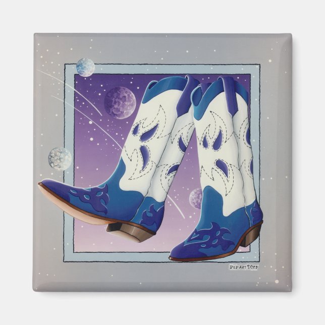 Íman Magnet - Botas de Cowboy Electric Slide (Frente)