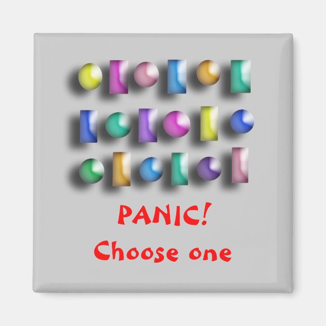 Íman Magnet - Botões de Pânico (Frente)