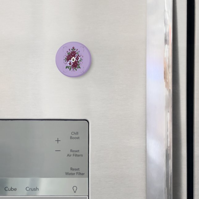Íman Magnet  - Bouquet de Violettes  (In Situ (Fridge))