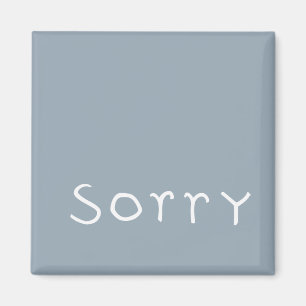 Íman Magnet branco infeliz