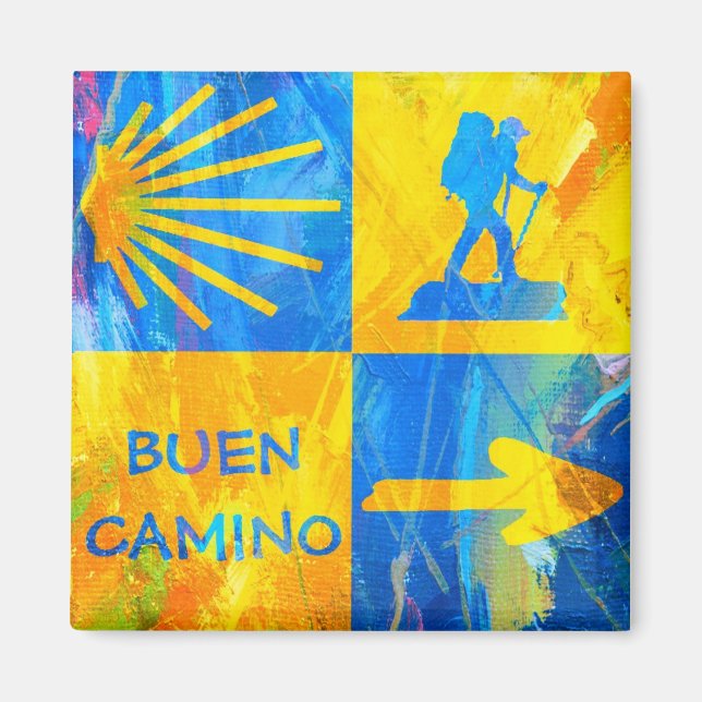 Íman Magnet Camino de Santiago (Frente)