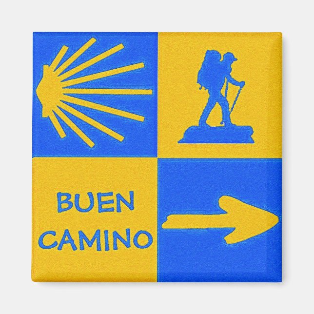 Íman Magnet Camino de Santiago (Frente)