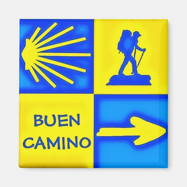Íman Magnet Camino de Santiago (Frente)