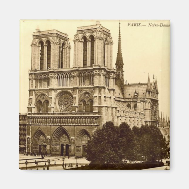 Íman Magnet - Catedral de Paris, Notre-Dame (Frente)