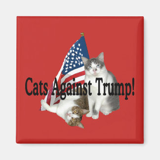Íman Magnet "Cats Against Trump"