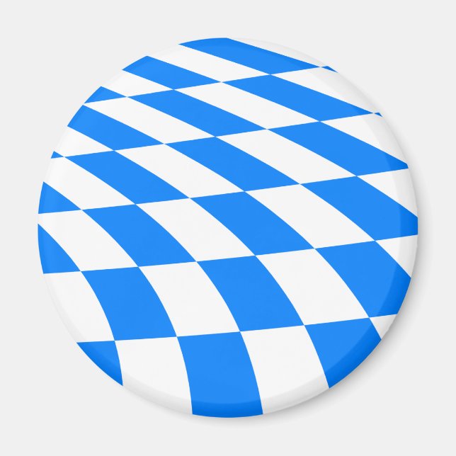 Íman Magnet CBD102 - Bandeira da Baviera (Bayern) (Frente)