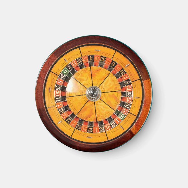 Íman Magnet Clássico De Roda Rodada De Madeira (Frente)