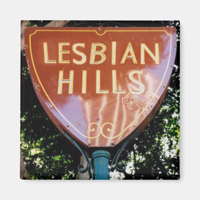 Íman Magnet - "Colinas lésbicas" (Frente)