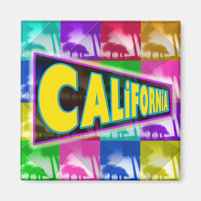 Íman Magnet "Coloring California 2" (Frente)