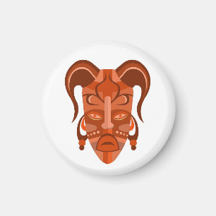 ÍMAN MAGNET COM ARTE EM MÁSCARA TRADICIONAL