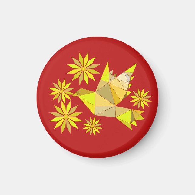 ÍMAN MAGNET COM AVES (Frente)