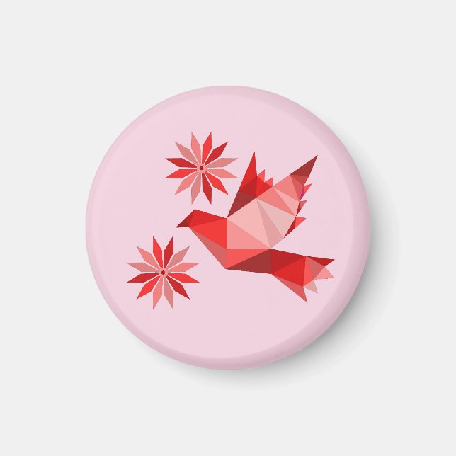 ÍMAN MAGNET COM AVES (Frente)