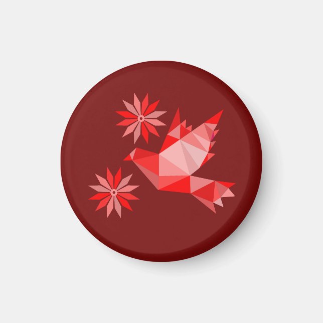 ÍMAN MAGNET COM AVES (Frente)