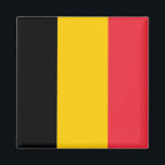 Íman Magnet com Bandeira da Bélgica<br><div class="desc">Mostre o seu orgulho belga com este charmoso ímã que inclui a bandeira da Bélgica! Feito com atenção aos detalhes, este ímã é mais do que uma peça decorativa; é uma celebração da cultura e da herança belgas. O design ousado mostra orgulhosamente as faixas icônicas preto, amarelo e vermelho, acrescentando...</div>