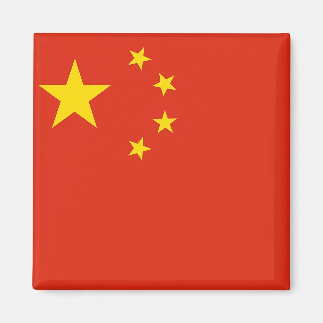 Íman Magnet com Bandeira da China (Frente)