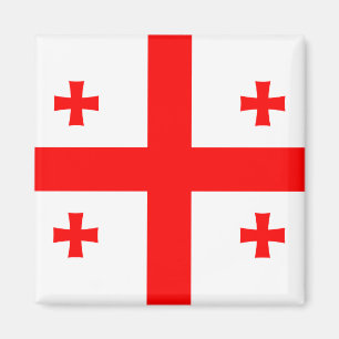 Íman Magnet com Bandeira da Geórgia