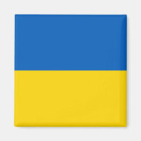 Magnet com Bandeira da Ucrânia