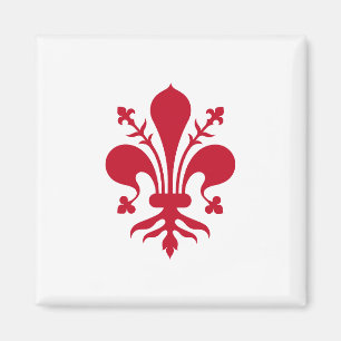 Íman Magnet com Bandeira de Florença, Toscana, Itália